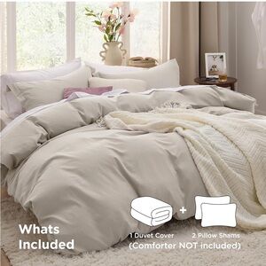 Elegant Cream Duvet Cover Set